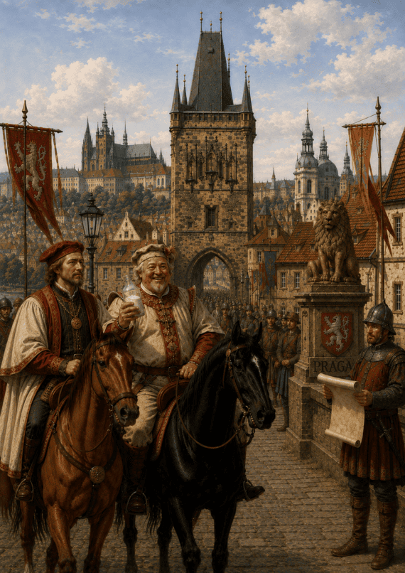 ankunft in prag