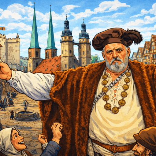 ich erasmus markt buntzeichnung