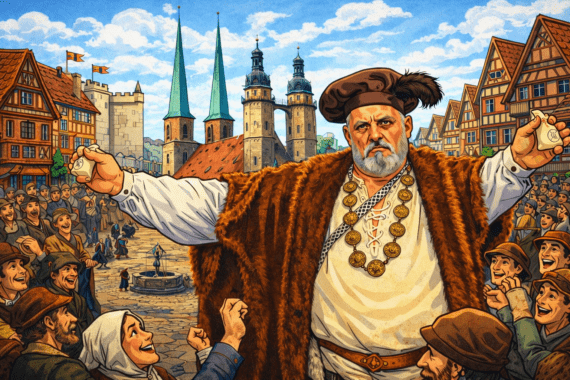 ich erasmus markt buntzeichnung